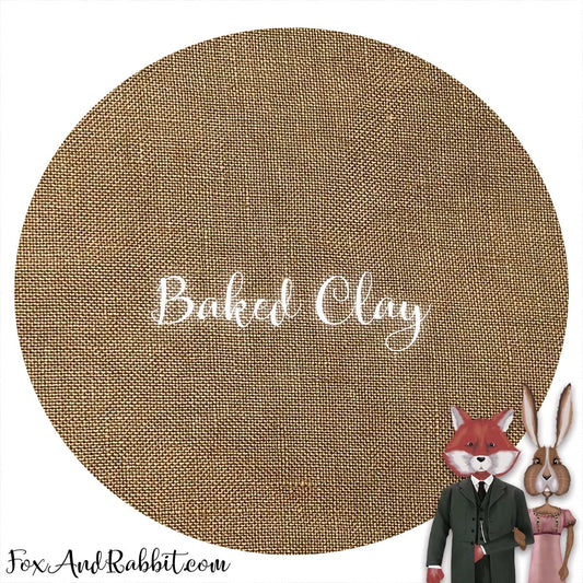 36 Count Baked Clay Fox and Rabbit
