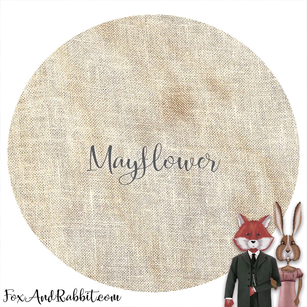 40 Count Mayflower Fox and Rabbit