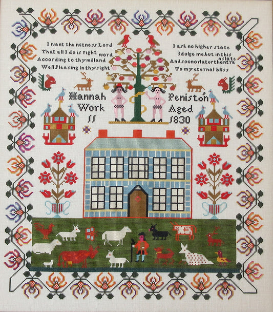 Queenstown Sampler Designs - Hannah Peniston 1830