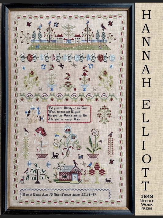 Needlework Press - Hannah Elliot 1848 Sampler
