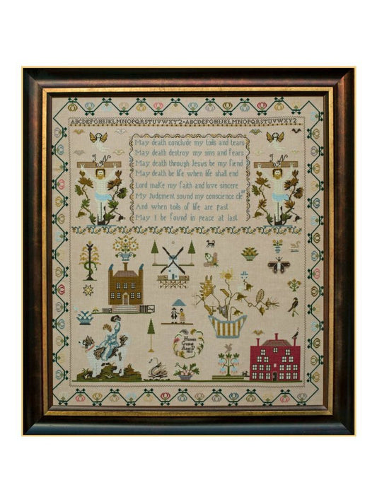 Hands Across The Sea Samplers - Hannah Gaskell 1823