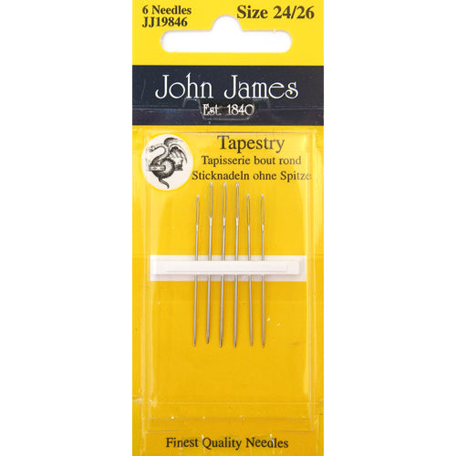 John James Tapestry Needles Sz 24/26