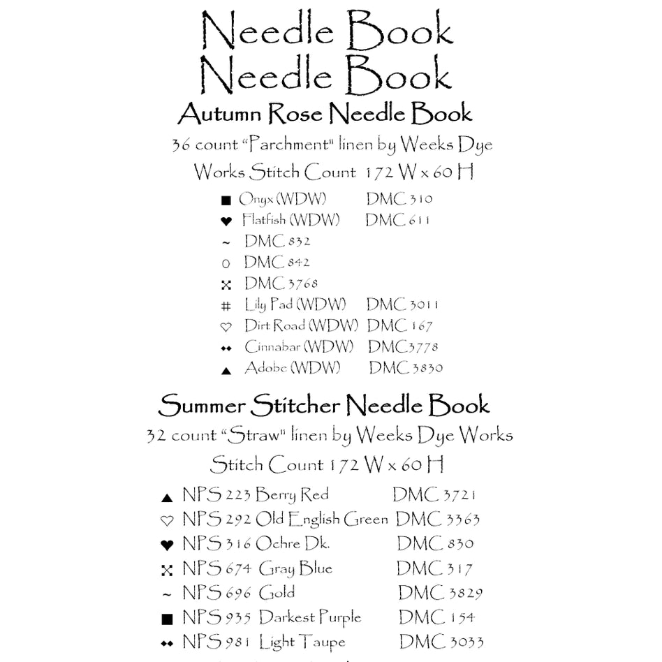 La-D-Da - Needle Book Needle Book