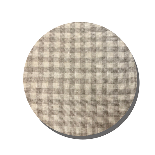 28 Count Light Khaki Gingham Weeks Dye Works