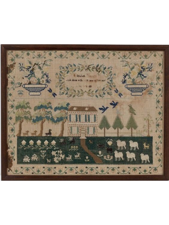 Samplers Revisited - Elizabeth Young 1829 – thestitchersmerchant