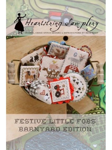 Heartstring Samplery - Festive Little Fobs: Barnyard Edition