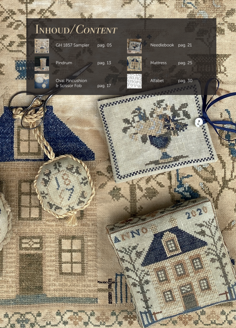 Atelier Soed Idee - GH 1857 Dutch Reproduction Sampler