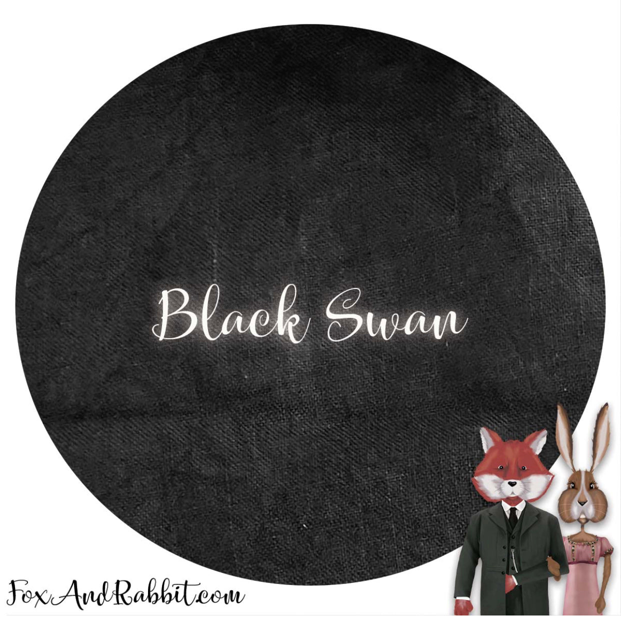 32 Count Black Swan Fox and Rabbit