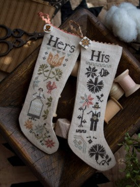 Plum Street Samplers - His and Hers Thanksgiving Stockings