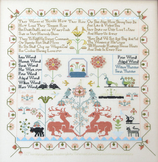 Queenstown Sampler Designs - Sarah Worrall 1790